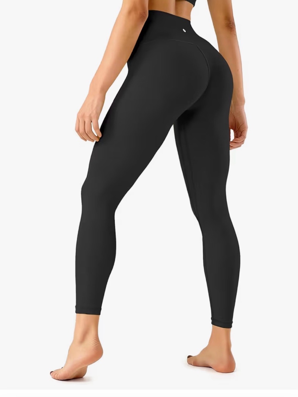 Black High Waist Leggings | Chic Edgy Athleisure Stretch Pants 1X